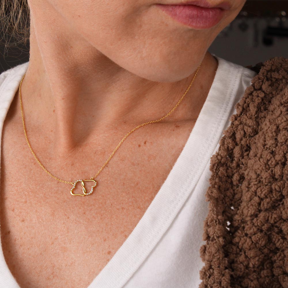 Everlasting Love Solid 10k Gold with 14k Gold Filled Chain