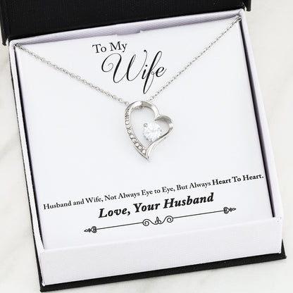 Forever Love Necklace with On Demand Message Card