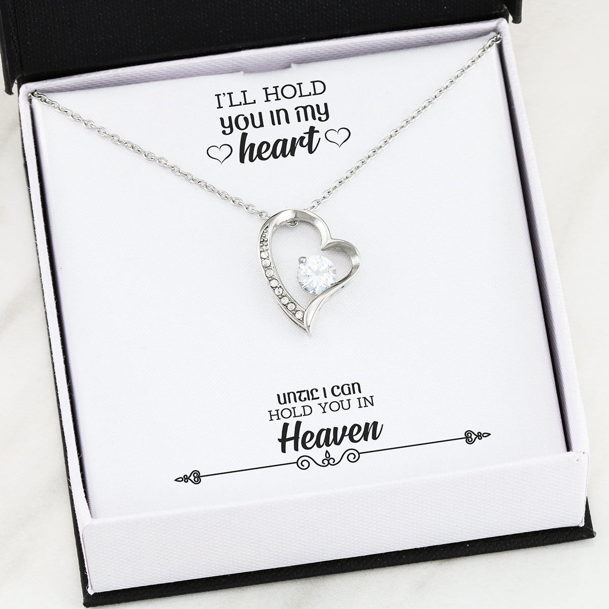 Forever Love Necklace with On Demand Message Card